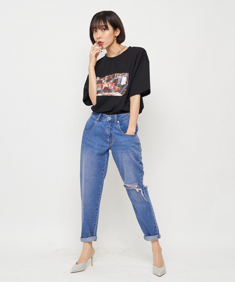 ローライズダメージデニム 詳細画像 インディゴ 4