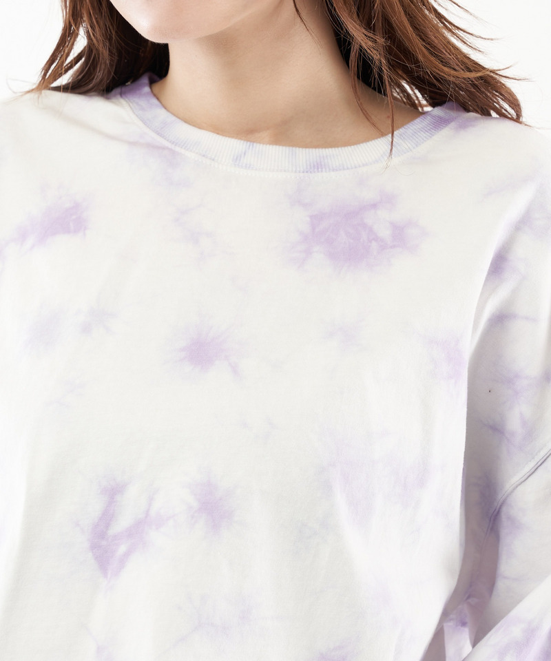 タイダイ染めロングスリーブトップス 詳細画像 パープル 4
