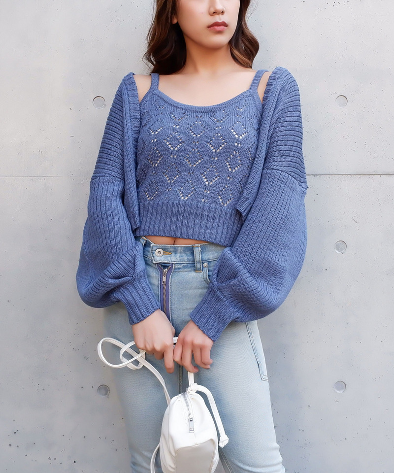 クロシェアンサンブル 詳細画像 ブルー 1