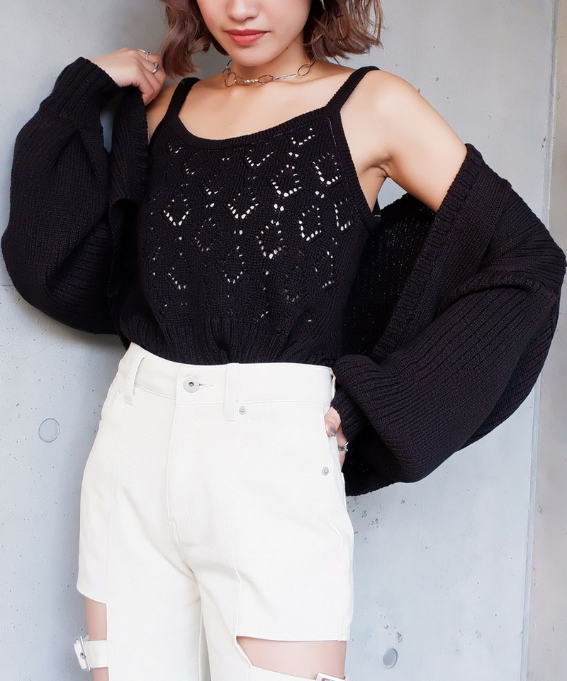 クロシェアンサンブル 詳細画像 ブラック 2