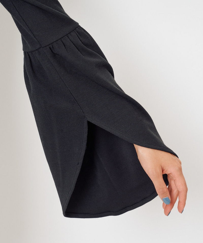 袖フレアカシュクールトップス 詳細画像 ブラック 9