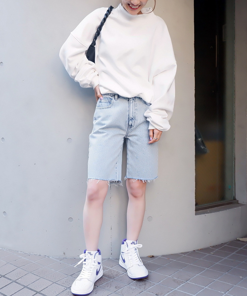 カットオフハーフデニムパンツ 詳細画像 デニムブルー 2