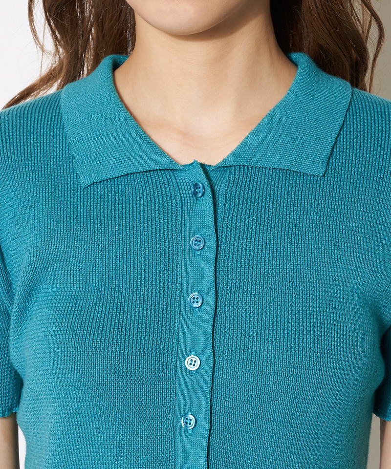 ダメージポロニット 詳細画像 グリーン 8