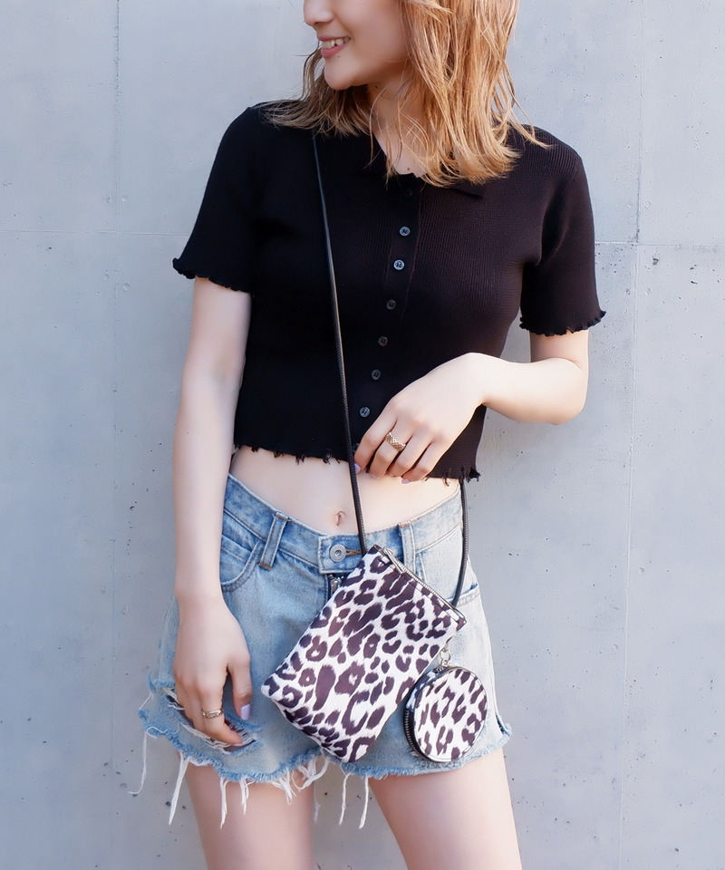 ダメージポロニット 詳細画像 ブラック 1