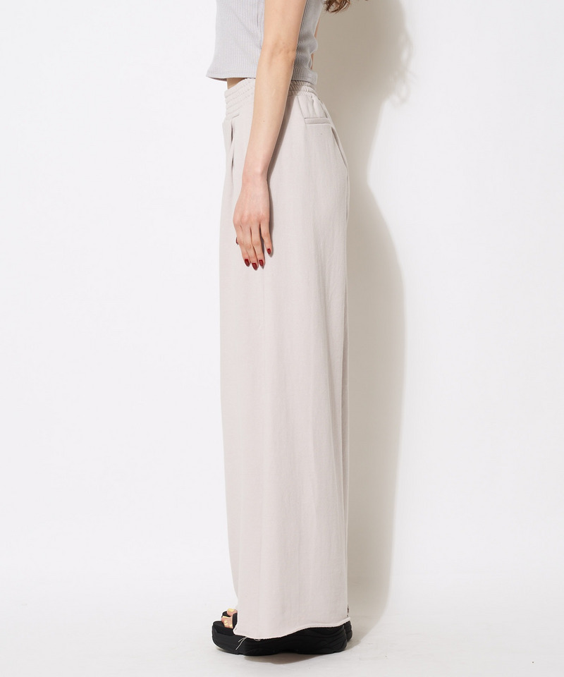 スウェットタックワイドパンツ 詳細画像 ブラック 5