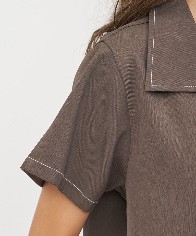 開襟ジャケット&times;ワンピースセット 詳細画像 ブラック 7