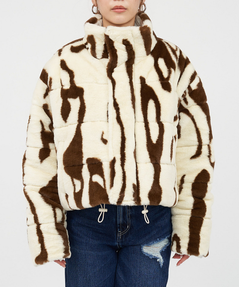 エコファー中綿ショートジャケット 詳細画像 配色 6