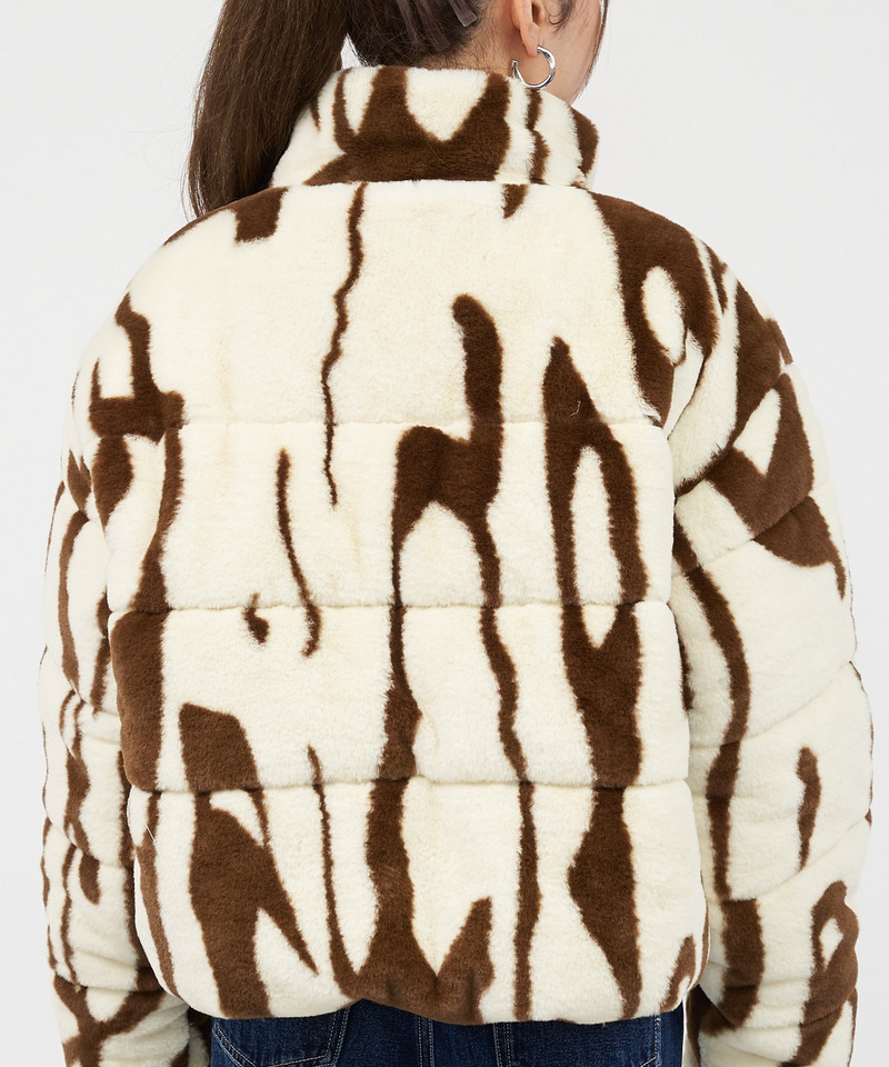 エコファー中綿ショートジャケット 詳細画像 配色 8