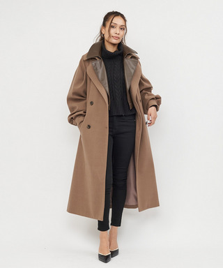 ダブルカラーチェスターコート