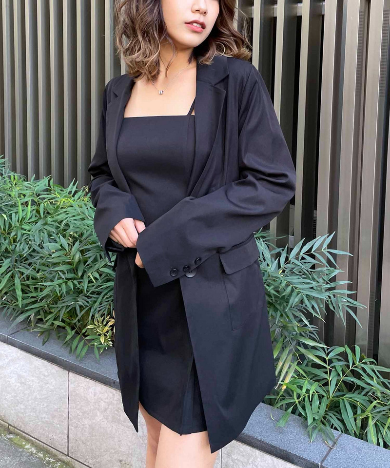 バックベルトテーラージャケット 詳細画像 ブラック 4