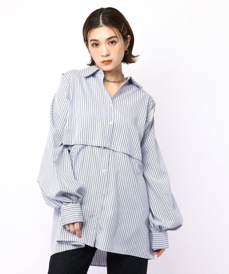 マルチwayブラウス 詳細画像 ブルー系 7