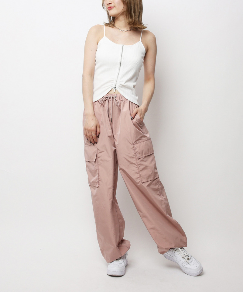 パット付きフロントZIPキャミソール 詳細画像 ホワイト 10