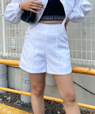 リネンライクショートパンツ