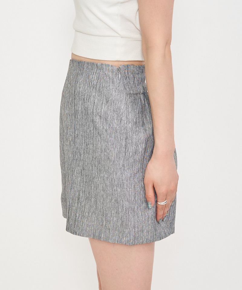 リネンライクショートパンツ 詳細画像 グレー 5