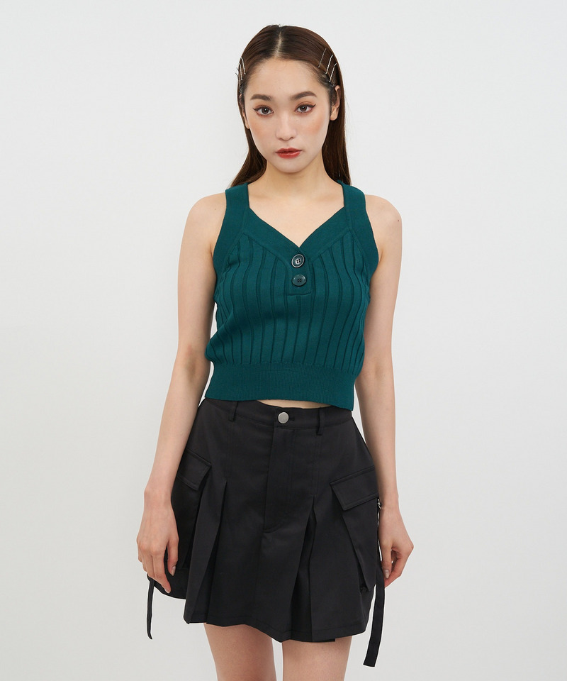 アメスリワイドリブタンク 詳細画像 グリーン 4