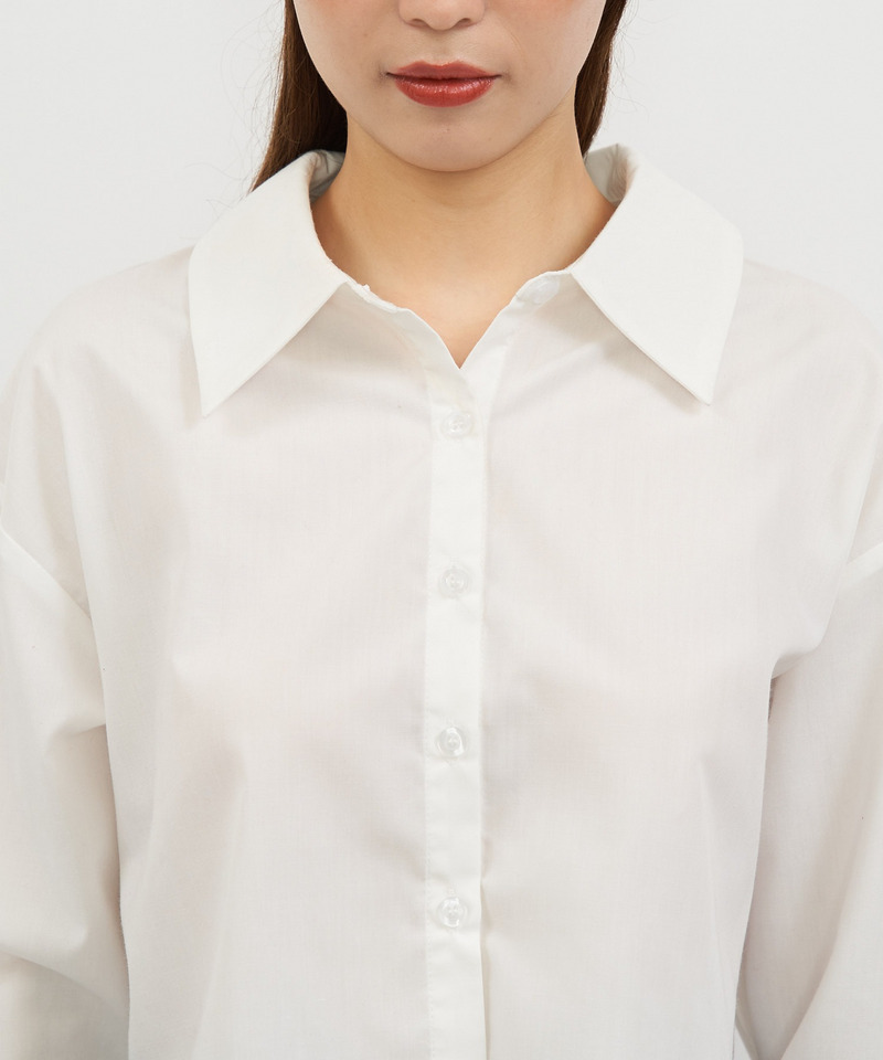 クロップドシャツ 詳細画像 グレー系 8