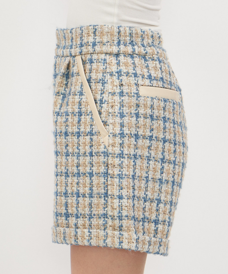 ハイウエストツィードショートパンツ 詳細画像 ホワイト系 5