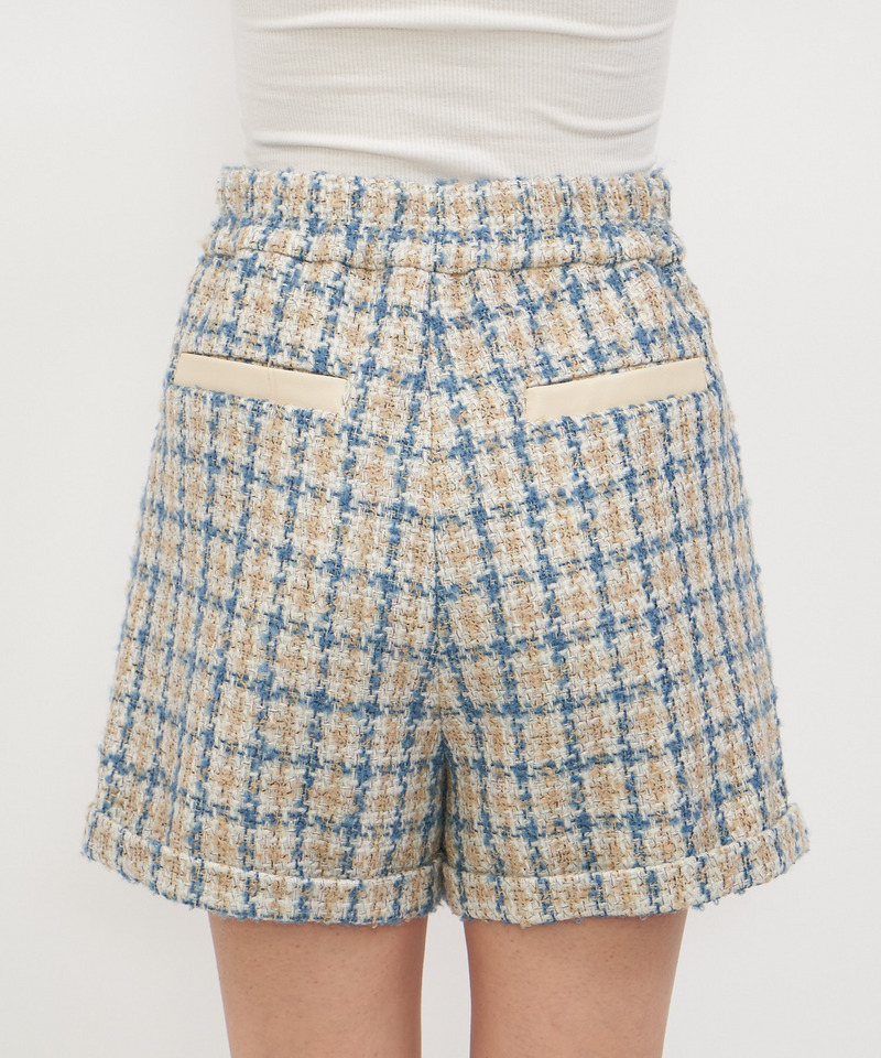 ハイウエストツィードショートパンツ 詳細画像 ホワイト系 6