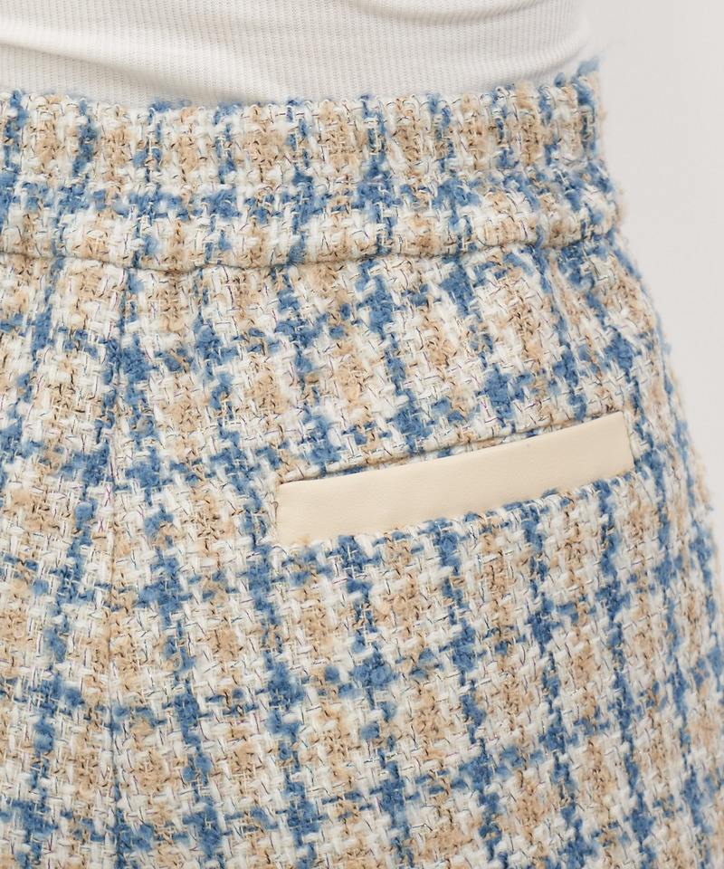 ハイウエストツィードショートパンツ 詳細画像 ホワイト系 9