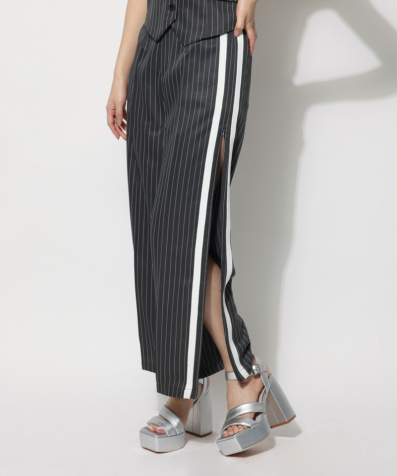 サイドカッティンクストライプセットアップ 詳細画像 ネイビー 5