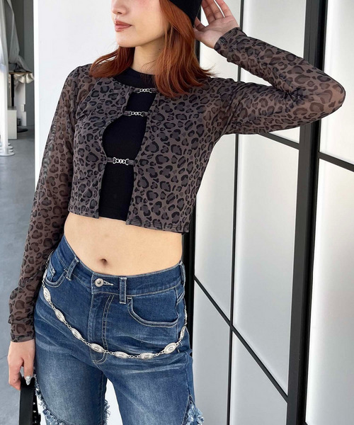 プリントデザインシアートップス 詳細画像