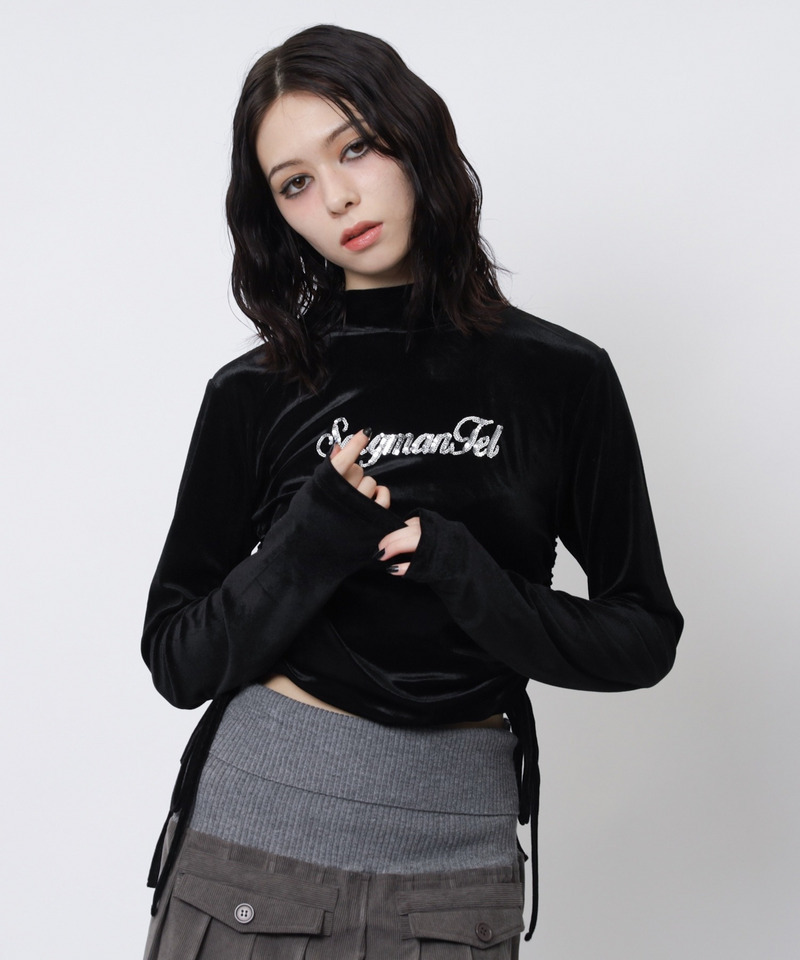 ベロアトップス 詳細画像 ブラック 6