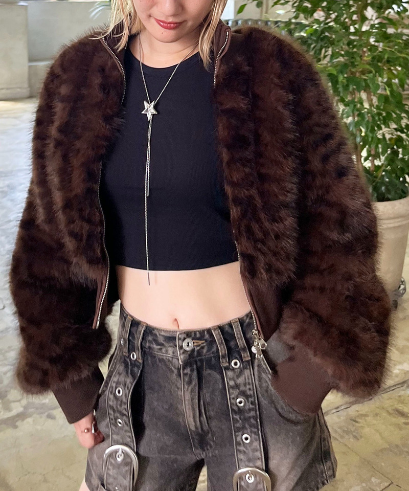 レオパファーブルゾン 詳細画像 ブラウン 1