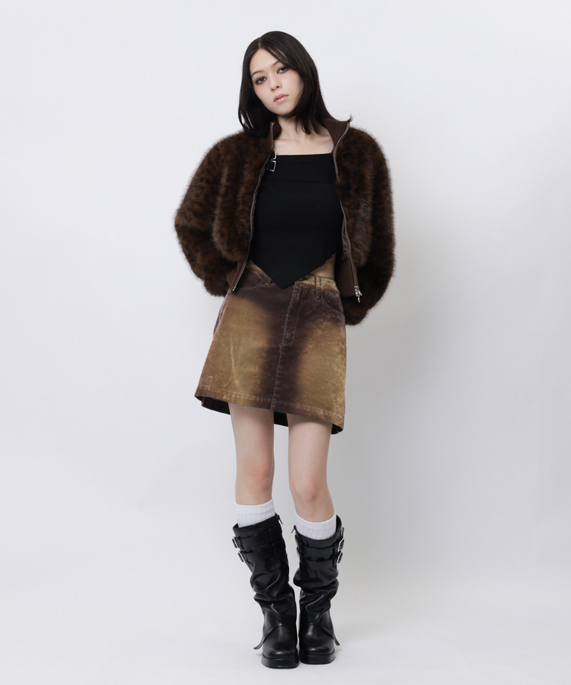 レオパファーブルゾン 詳細画像 ブラウン 10