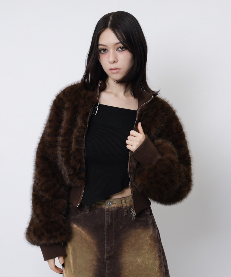 レオパファーブルゾン 詳細画像 ブラウン 9