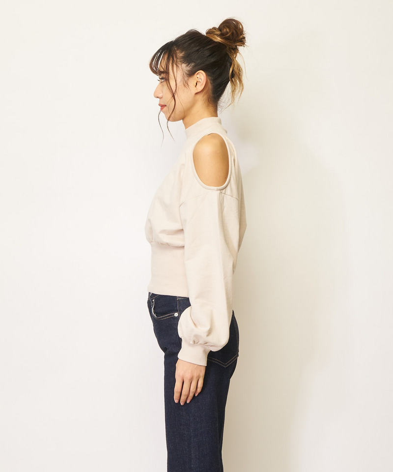 シェイキーカラートップス 詳細画像 ベージュ 2