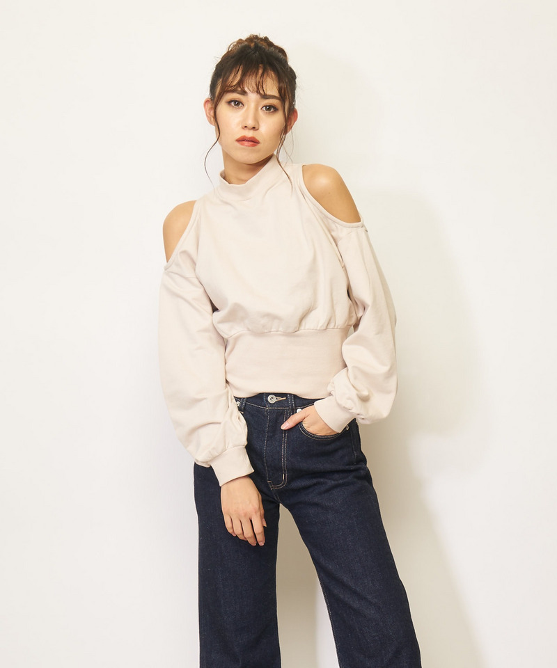 シェイキーカラートップス 詳細画像 ベージュ 4