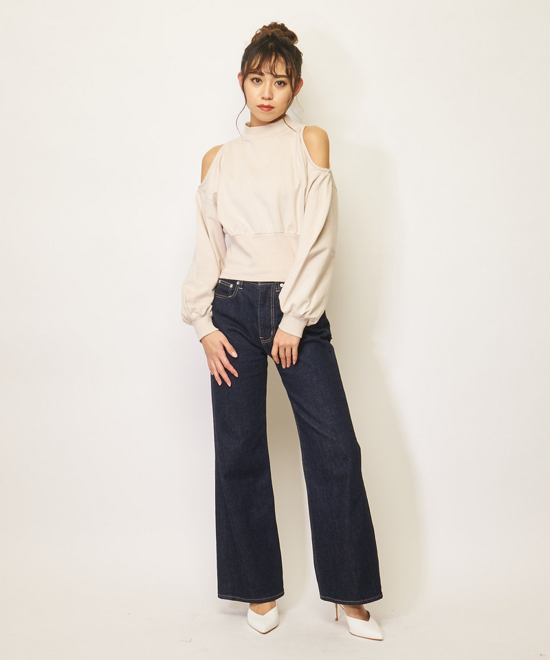 シェイキーカラートップス 詳細画像 ベージュ 5