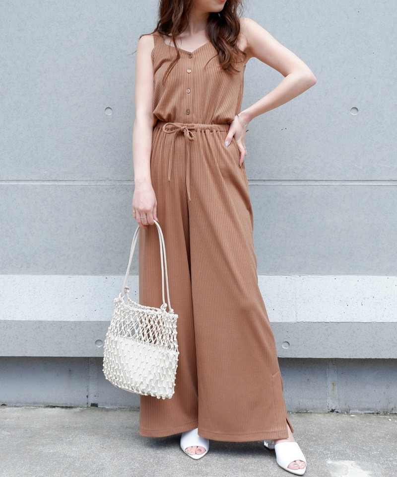 カットリブオールインワン 詳細画像 ベージュ 1