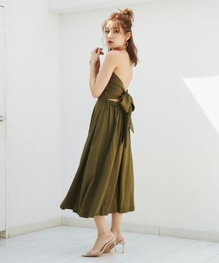 2wayバックリボンワンピース