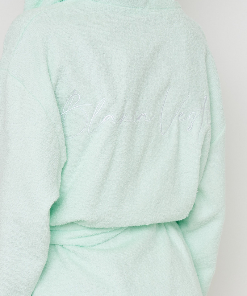 リラックスパイルロングガウン 詳細画像 グリーン 3