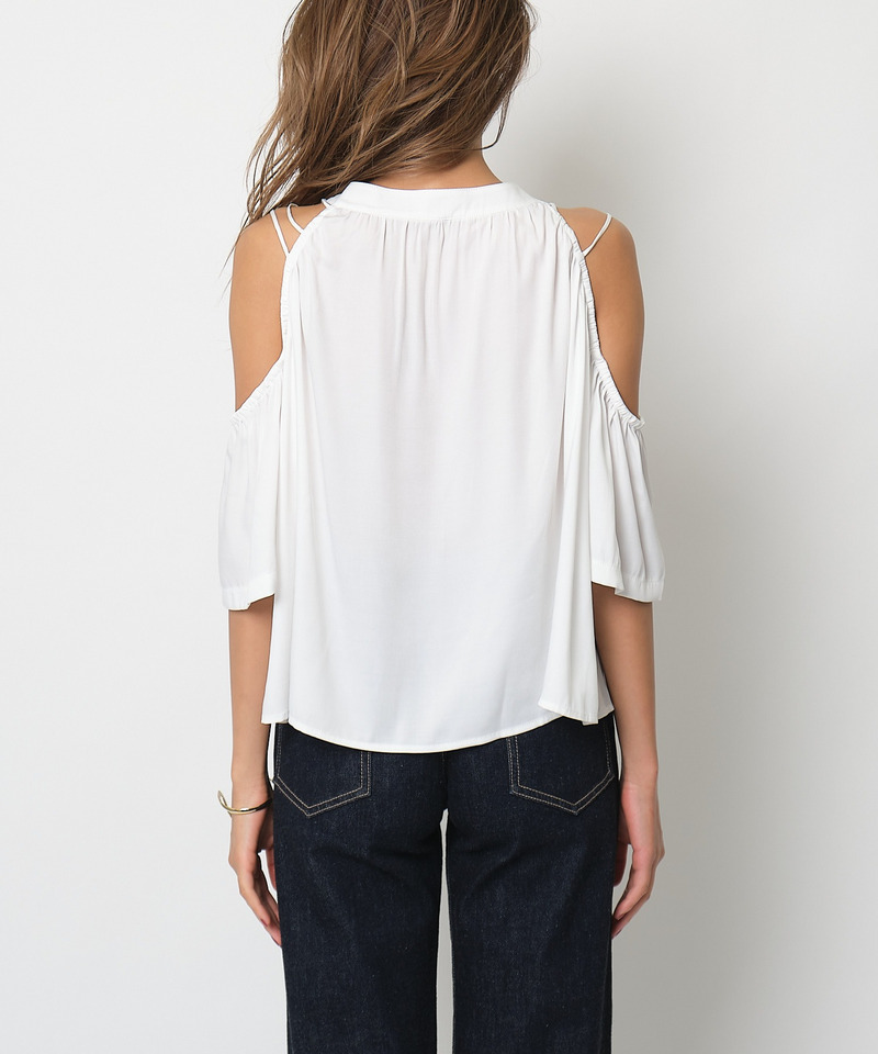 クロスショルダーシャツ 詳細画像 イエロー系 4