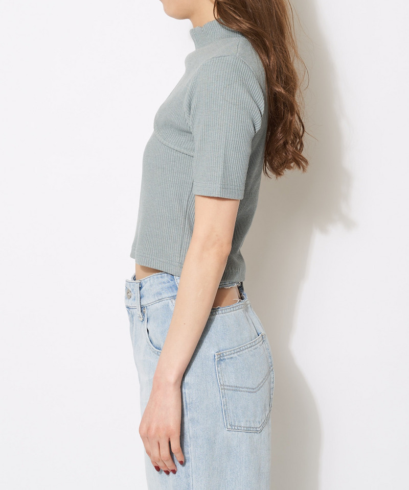 プチハイアシメリブトップス 詳細画像 ブルー 4