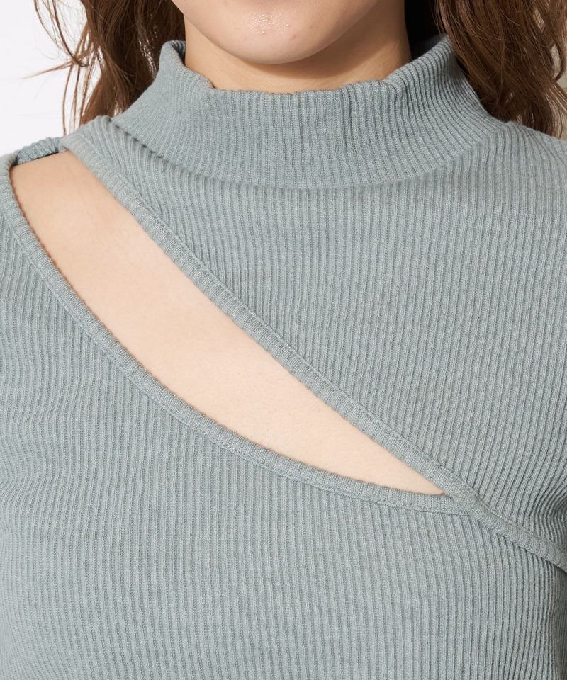 プチハイアシメリブトップス 詳細画像 ブルー 6