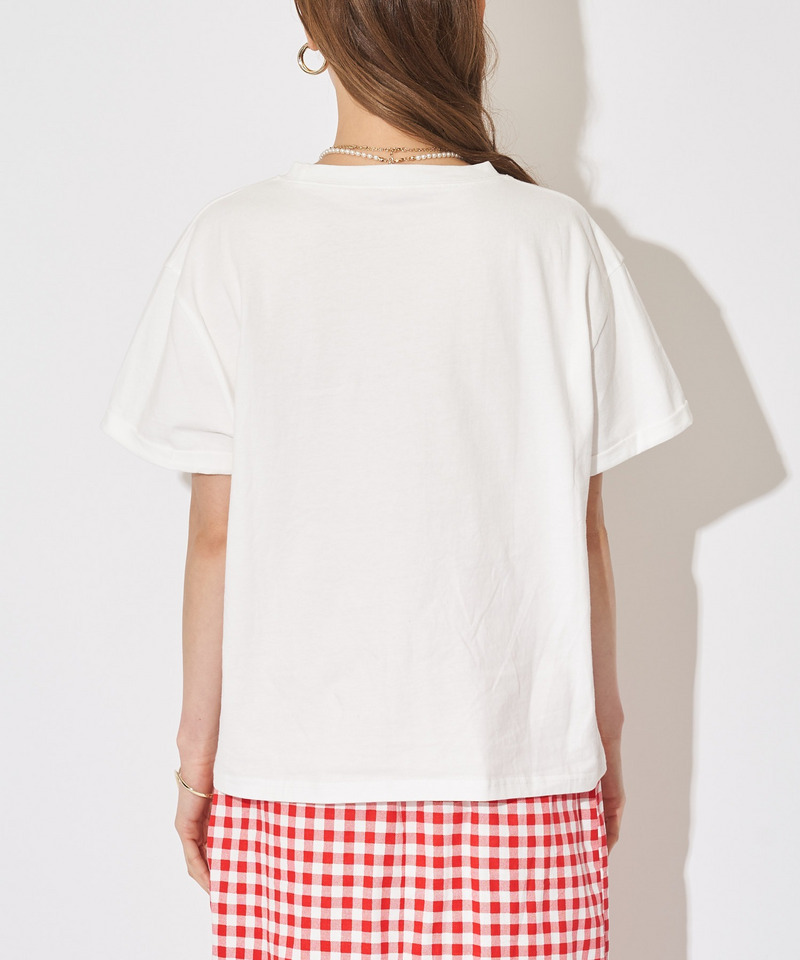 ロールアップロゴTシャツ 詳細画像 オフホワイト 6