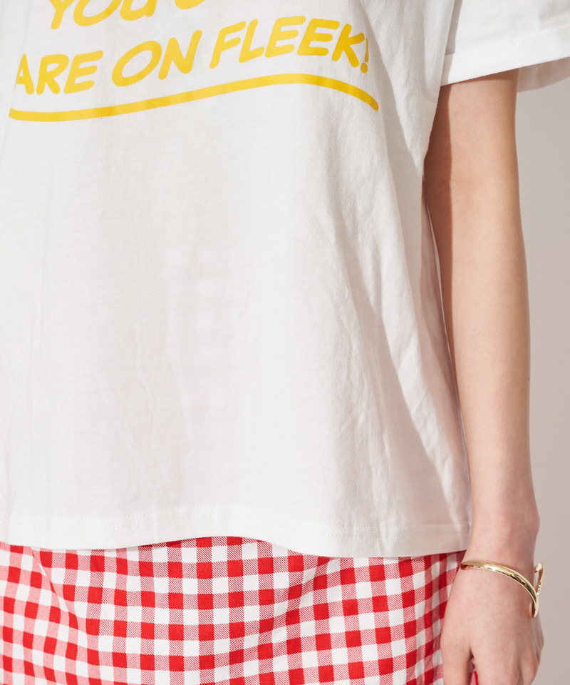 ロールアップロゴTシャツ 詳細画像 オフホワイト 9