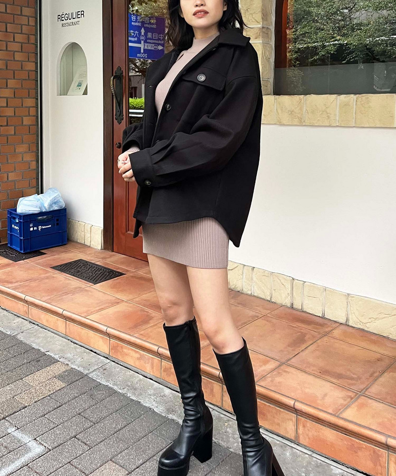 オーバーサイズCPOジャケット 詳細画像 ブラック 4