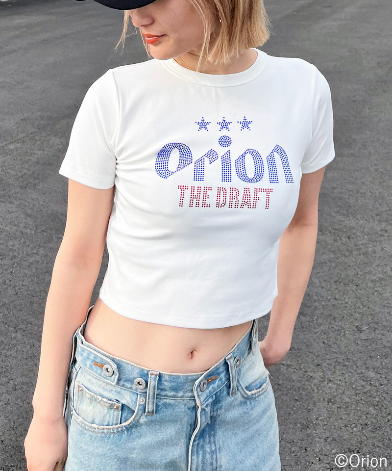 【Orion/オリオン】ラインストーンちびTシャツ 詳細画像 ホワイト 10