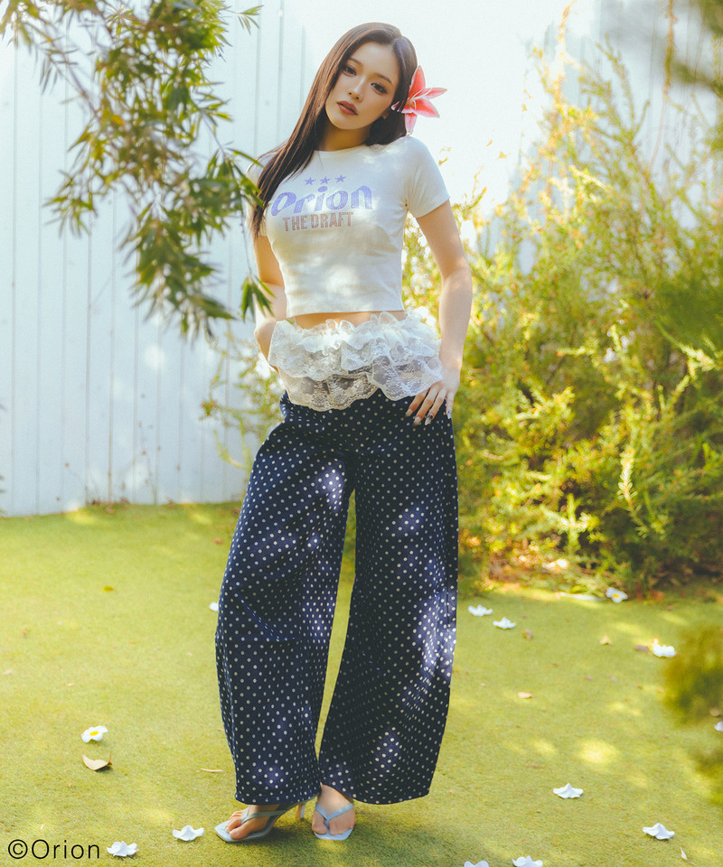 【Orion/オリオン】ラインストーンちびTシャツ 詳細画像 ホワイト 3