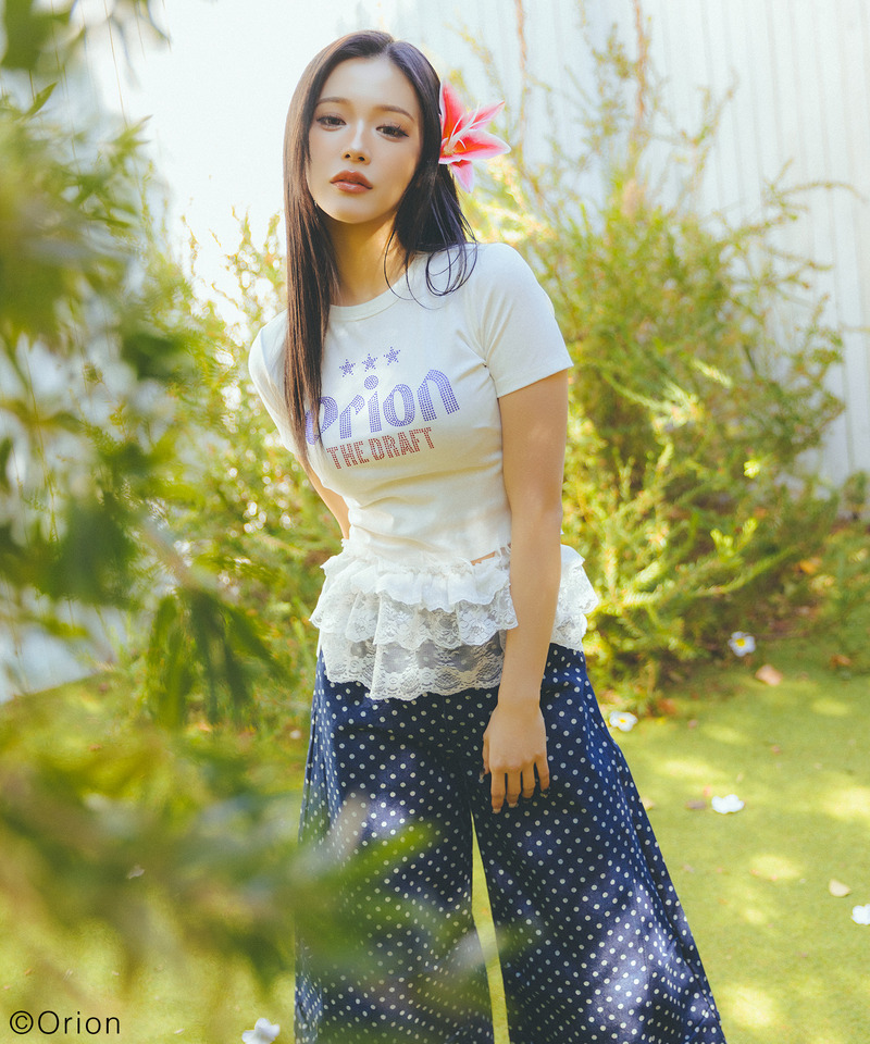 【Orion/オリオン】ラインストーンちびTシャツ 詳細画像 ホワイト 4