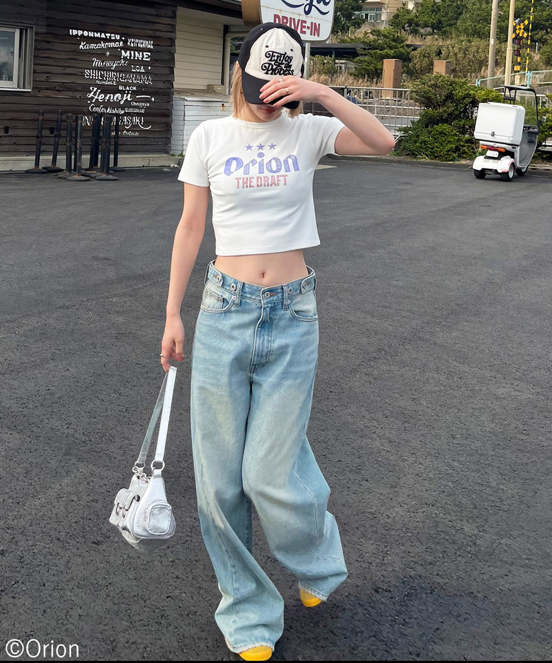 【Orion/オリオン】ラインストーンちびTシャツ 詳細画像 ホワイト 9