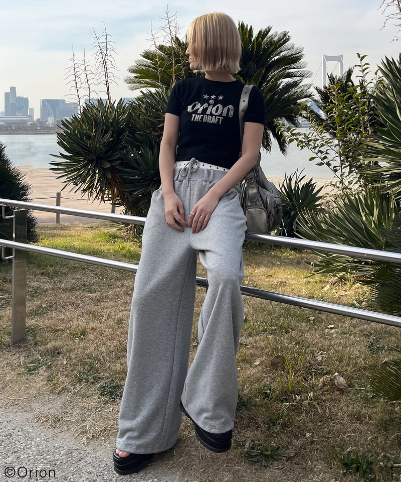 【Orion/オリオン】ラインストーンちびTシャツ 詳細画像 ブラック 5