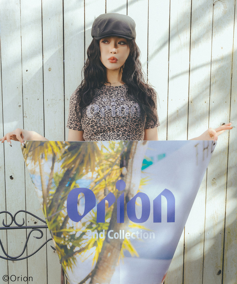 【Orion/オリオン】ラインストーンちびTシャツ 詳細画像 レオパード 6