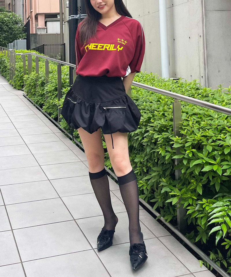 レースドッキングゲーミングTシャツ 詳細画像 ボルドー 7
