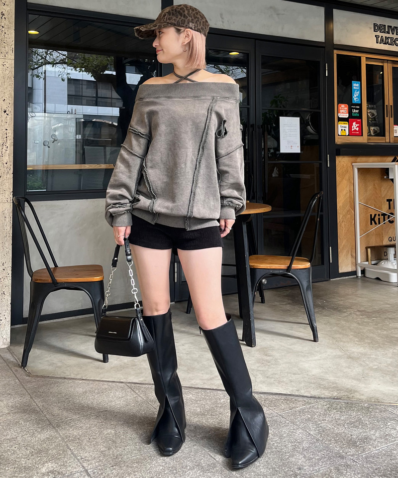 チョーカーピグメントオーバーチュニック｜SPIRALGIRL スパイラル