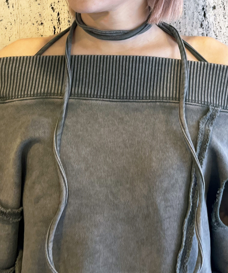 チョーカーピグメントオーバーチュニック｜SPIRALGIRL スパイラル